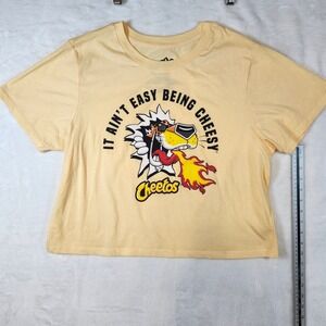 Cheetos Chester Cheetah It Aint Easy Being Cheesy Yellow Graphic T-Shirt 2X